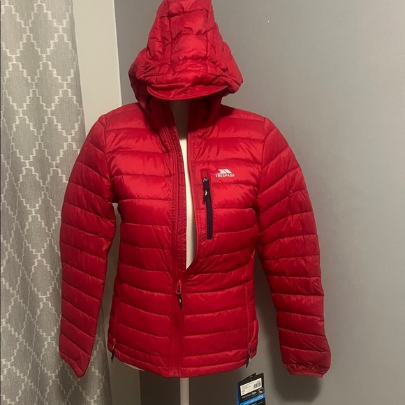 Trespass Vibrant Raspberry Quilted Jacket - Picture 4 of 5